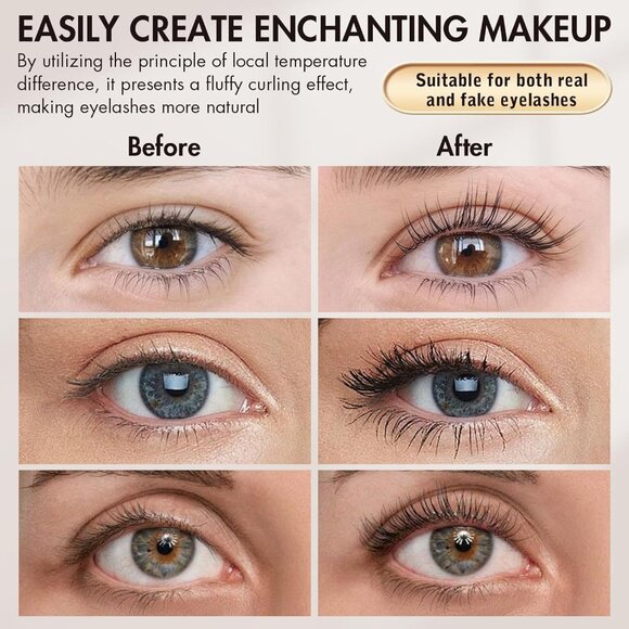 Quick Heated Mini Electric Eyelash Curler Heated With Clamp(1 Set) - Picture 6 of 13